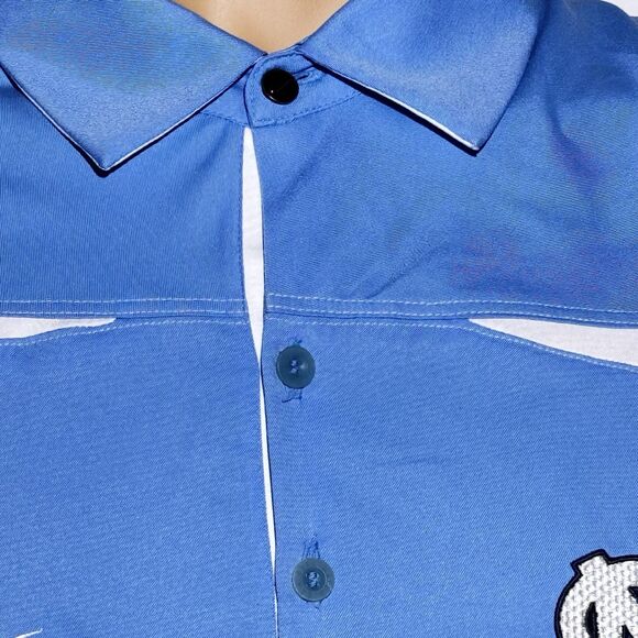 Nike North Carolina Tar Heels Golf Polo Men’s Medium Dri-Fit Blue - Picture 5 of 12